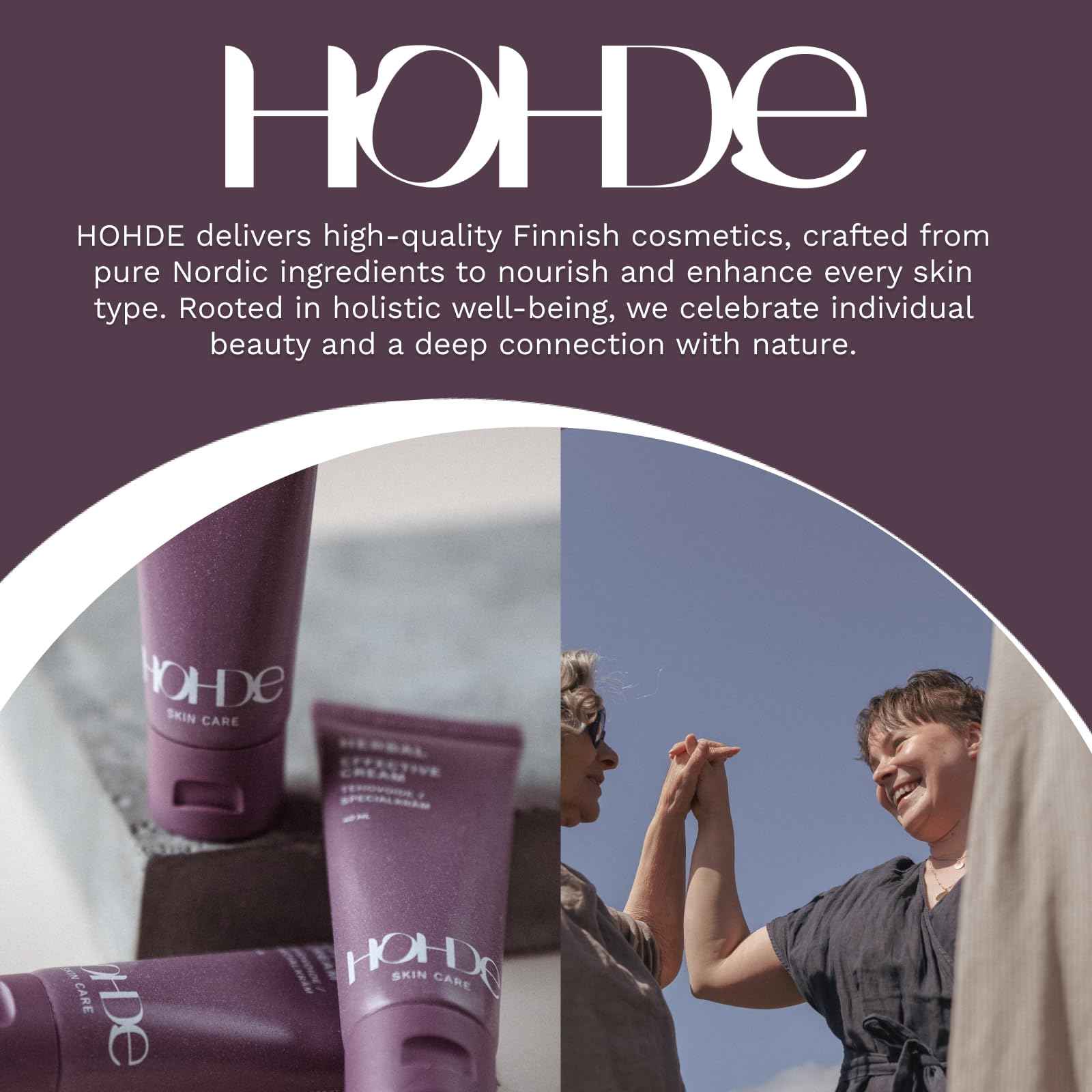 HOHDE Herbal Effective Face Cream – Lifting & Moisturizing Anti-Aging Formula with Rose & Shea Butter, Boosts Skin Renewal & Firmness, Nourishing for All Skin Types, 50ml