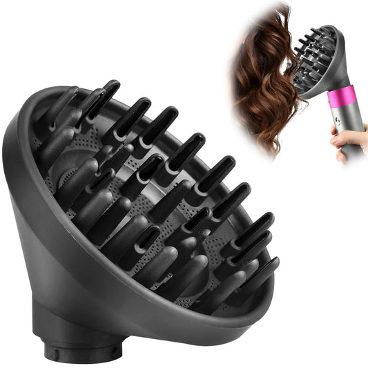 Portable Hair Diffuser Attachment for Dyson for Airwrap HS05 HS03 HS01, Hair Dryer Diffuser Nozzle Converting for Airwrap Styler To Hair Dryer