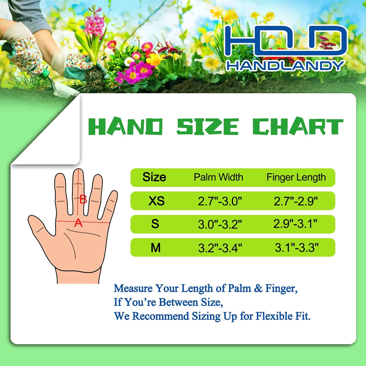 HANDLANDY Long Gardening Gloves for Men & Women, Thorn Proof Rose Pruning Gloves Leather Gauntlets Garden Gloves Yard Work Gloves (XS, Green)