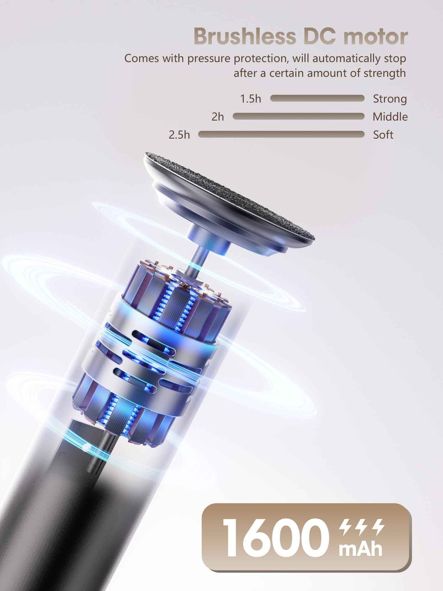 KIUCID Electric Foot Callus Remover - 2 in 1 Cordless Electric Foot File Nail Grinder,Electric Callus Remover for Feet with 3 Modes,Dry Skin Remover for Feet (Black)