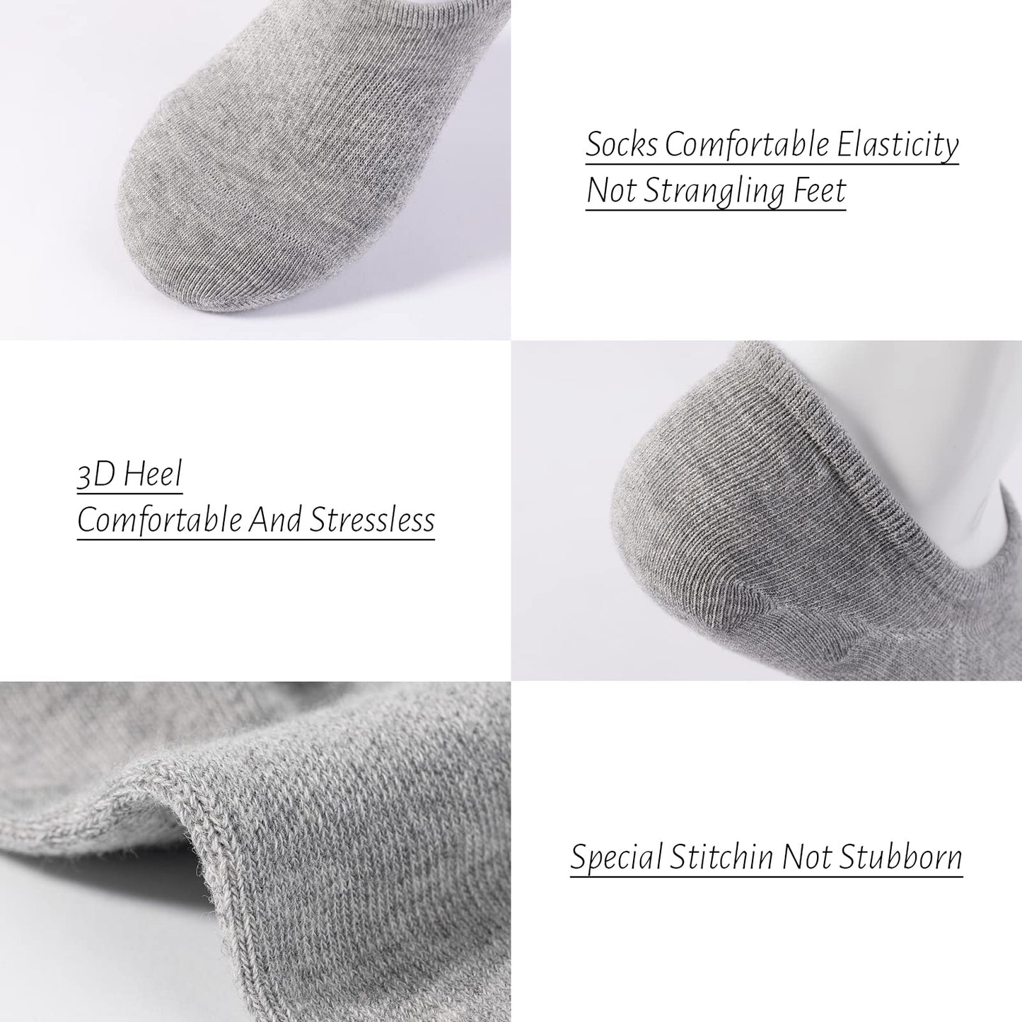 IDEGG No Show Socks Womens and Men Low Cut Ankle Short Anti-slid Athletic Running Novelty Casual Invisible Liner Socks