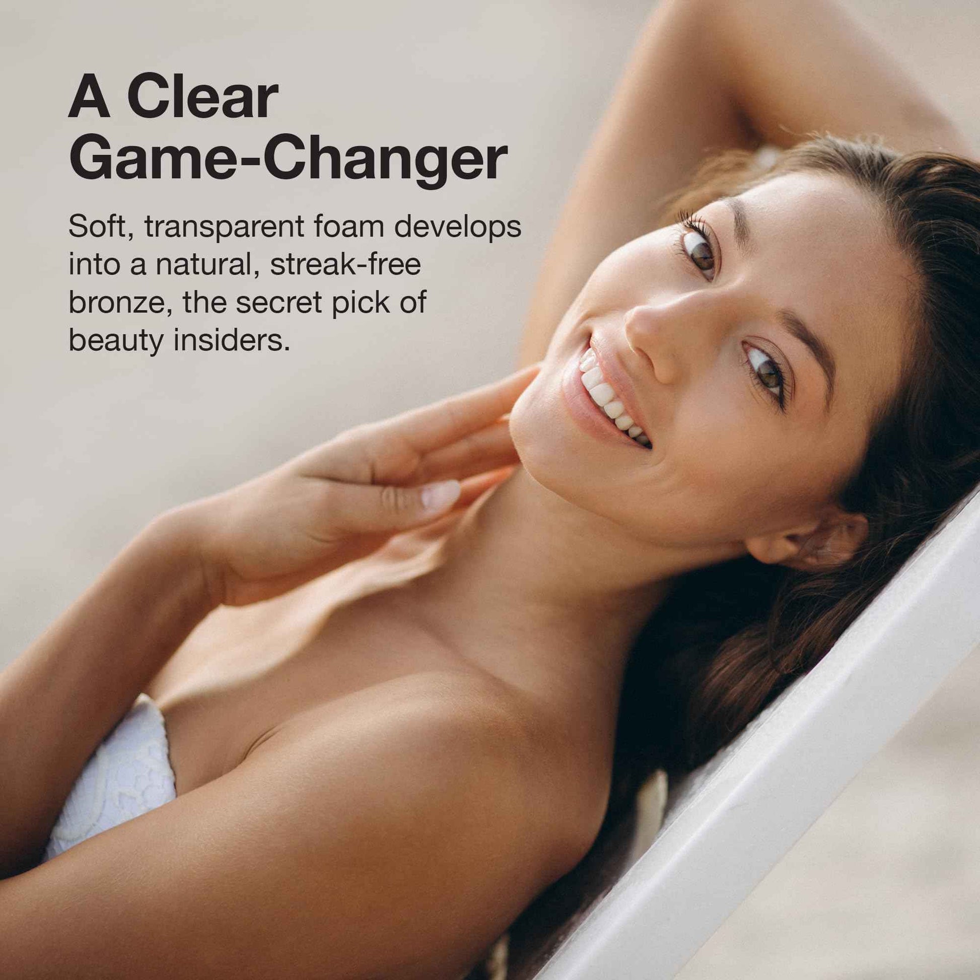 Fake Bake Foam Tanning Water Self Tanner Instant Glow with Hydrating Passion Flower Rejuvenation - Natural Looking Sunless Bronzing for Women & Men - 6.7 oz