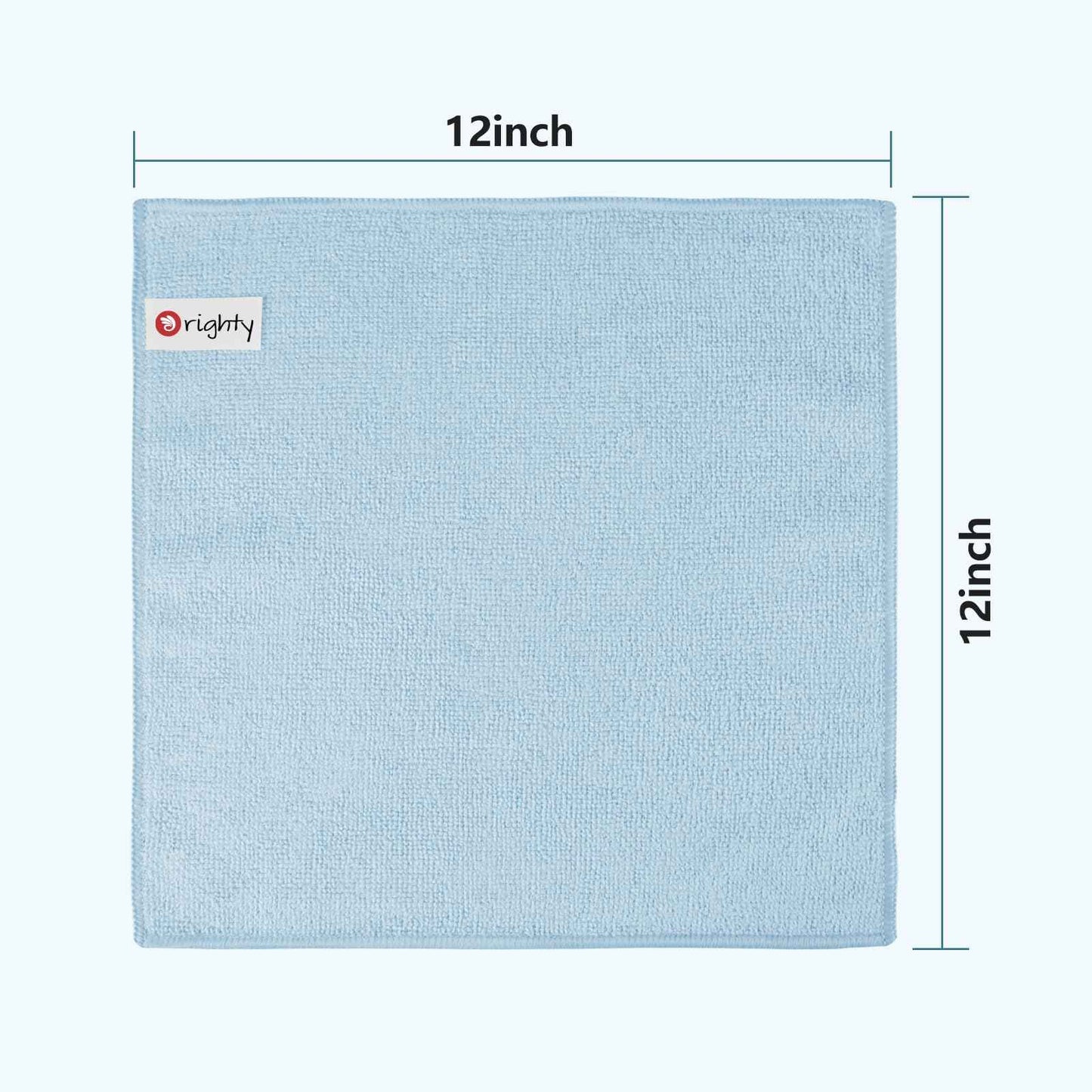 Orighty Washcloths Bulk Towels Set 50 Pack, Highly Absorbent and Soft Feel Microfiber Face Cloths, Multi-Purpose Wash Cloths & Hand Towels for Bathroom, Hotel, Spa, and Gym, 12x12 Inch, Multi-Color