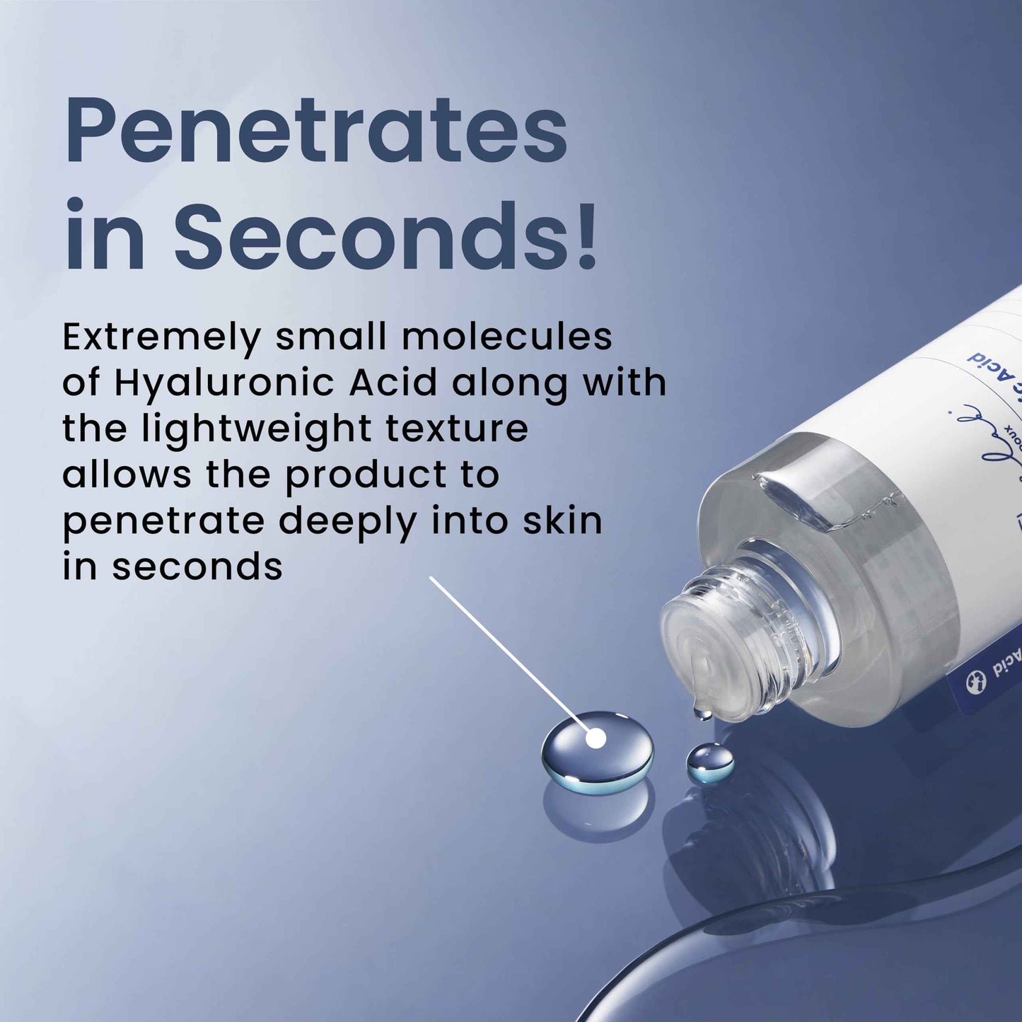 THE LAB BY BLANC DOUX Oligo Ultra-Low Molecular Hyaluronic Acid Deep Moisture Essence Toner Vegan for Sensitive Dry Combination Skin - Hypoallergenic Intense Hydrating Face Moisturizer 17 Fl Oz