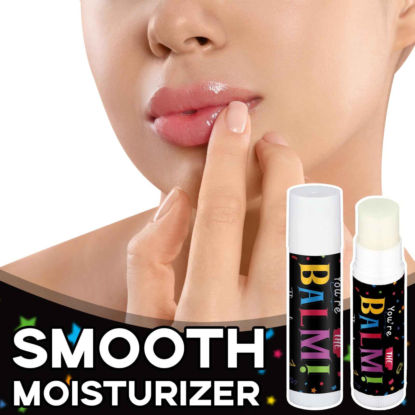 30 Pack Christmas Employee Appreciation Gifts Bulk Lip Balms Thank You Gift for Thanksgiving Day Christmas Party Favor You're the Balm for Staff Team Teachers Volunteer Women Men(Original Flavor)