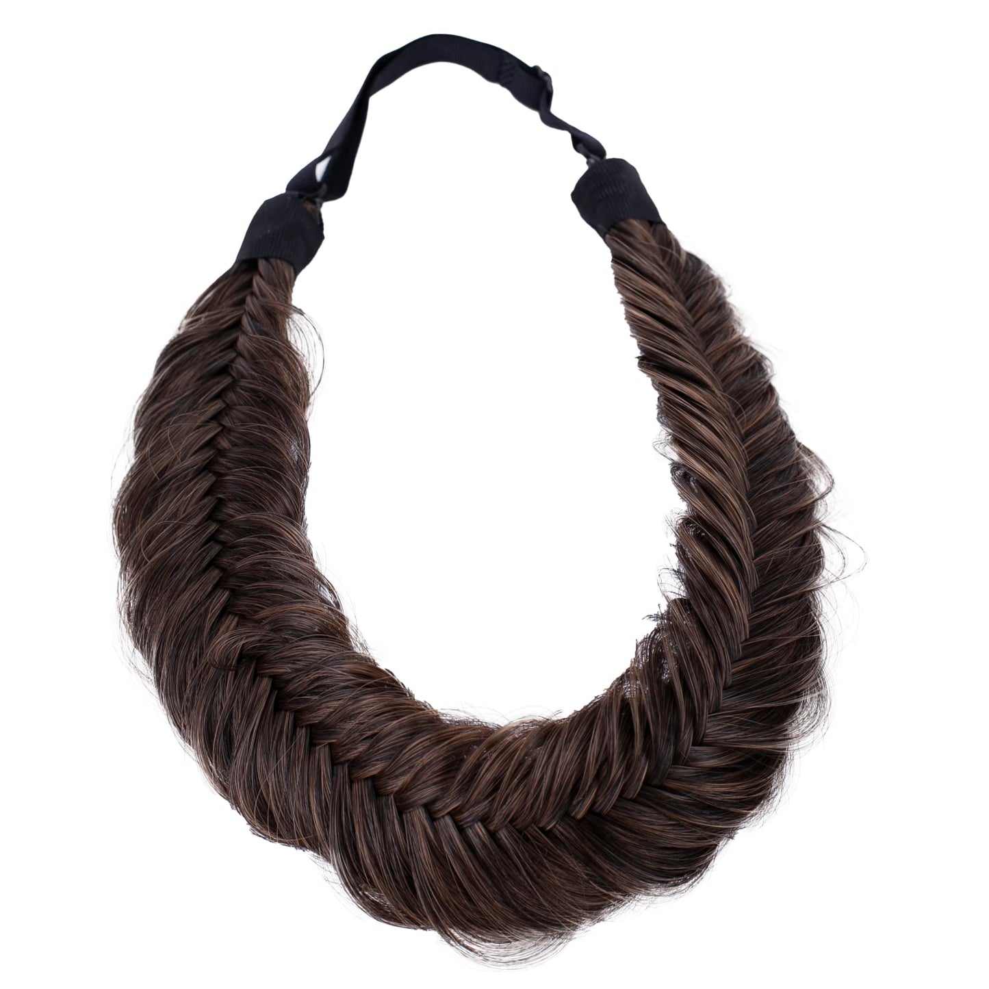 CAISHA Braided Hairpiece Hairband Headband Hair Accessories Brown Mix HZ301