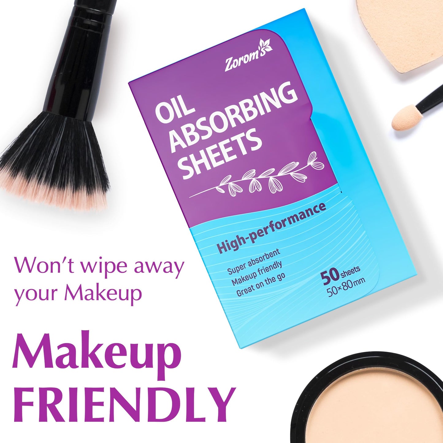 Premium Oil Absorbing Sheets for Face - 3 pack (150 sheets) - Makeup Friendly Oil Blotting Sheets for Face - Blotting Papers for Face with Oily Skin