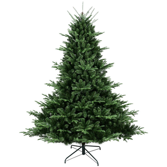 Realistic Artificial Unlit Christmas Tree, Leheyhey 4ft Christmas Tree for Home, Office, Party Decoration, 674 PE&PVC Mixed Branch Tips, Easy Assembly, Metal Hinges & Foldable Base