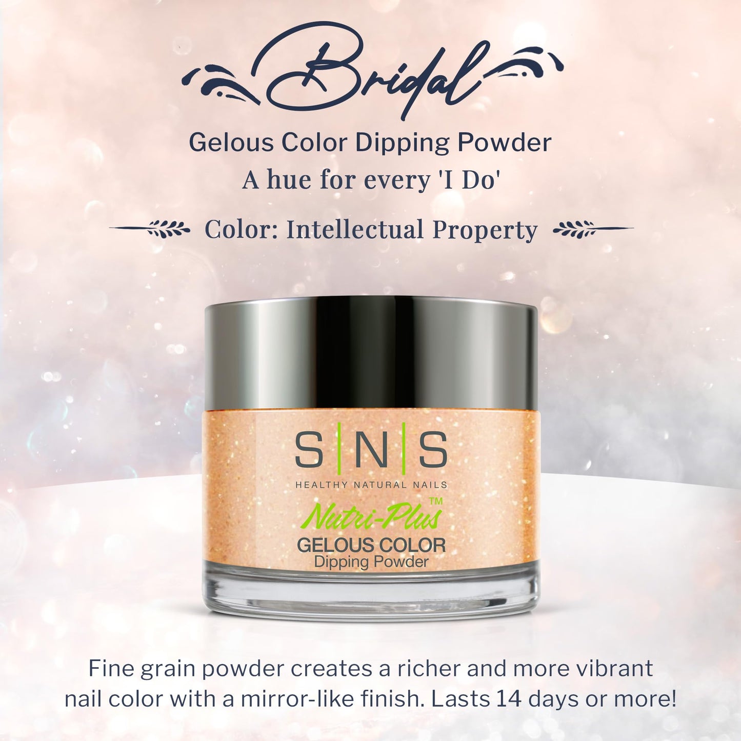 SNS Nails Dipping Powder - Bridal Collection - BC3 (BC03) - Intellectual Property -1OZ