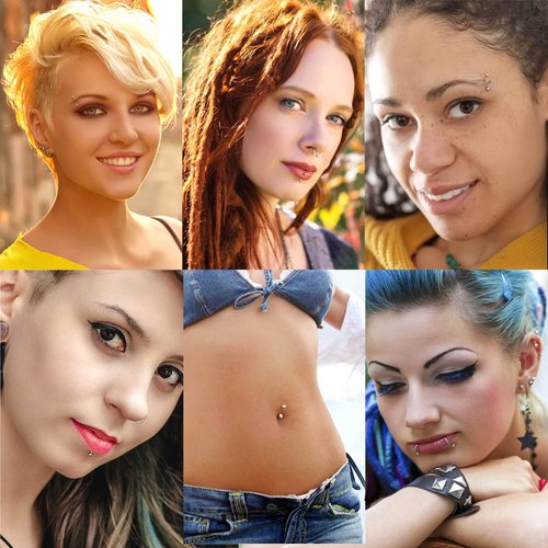 84PCS Body Septum Piercing Kit 14G 16G Tools for Nose Tongue Lip Ear Eyebrow Belly Button Cartilage Tragus Industrial Barbell Helix Daith Piercing Jewelry Clamps
