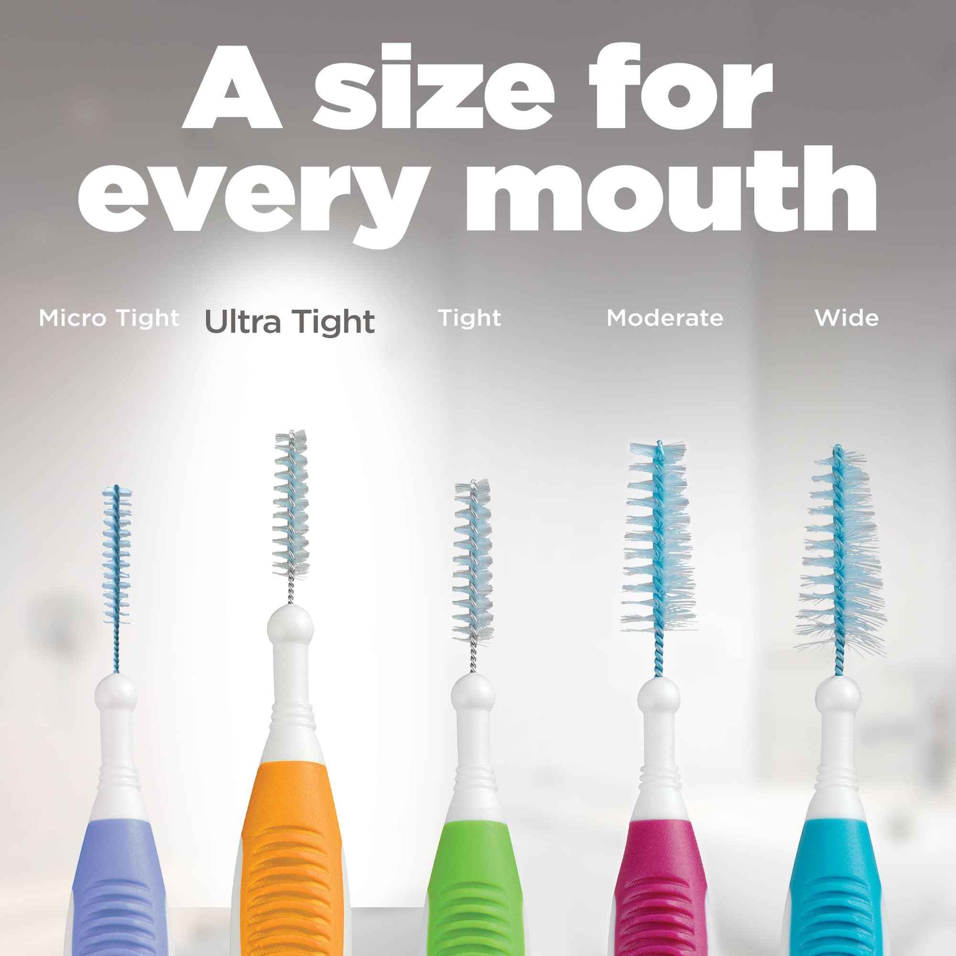 GUM Proxabrush Go-Betweens Interdental Brushes, Ultra Tight, Plaque Removal, 10 Count (Pack of 2)