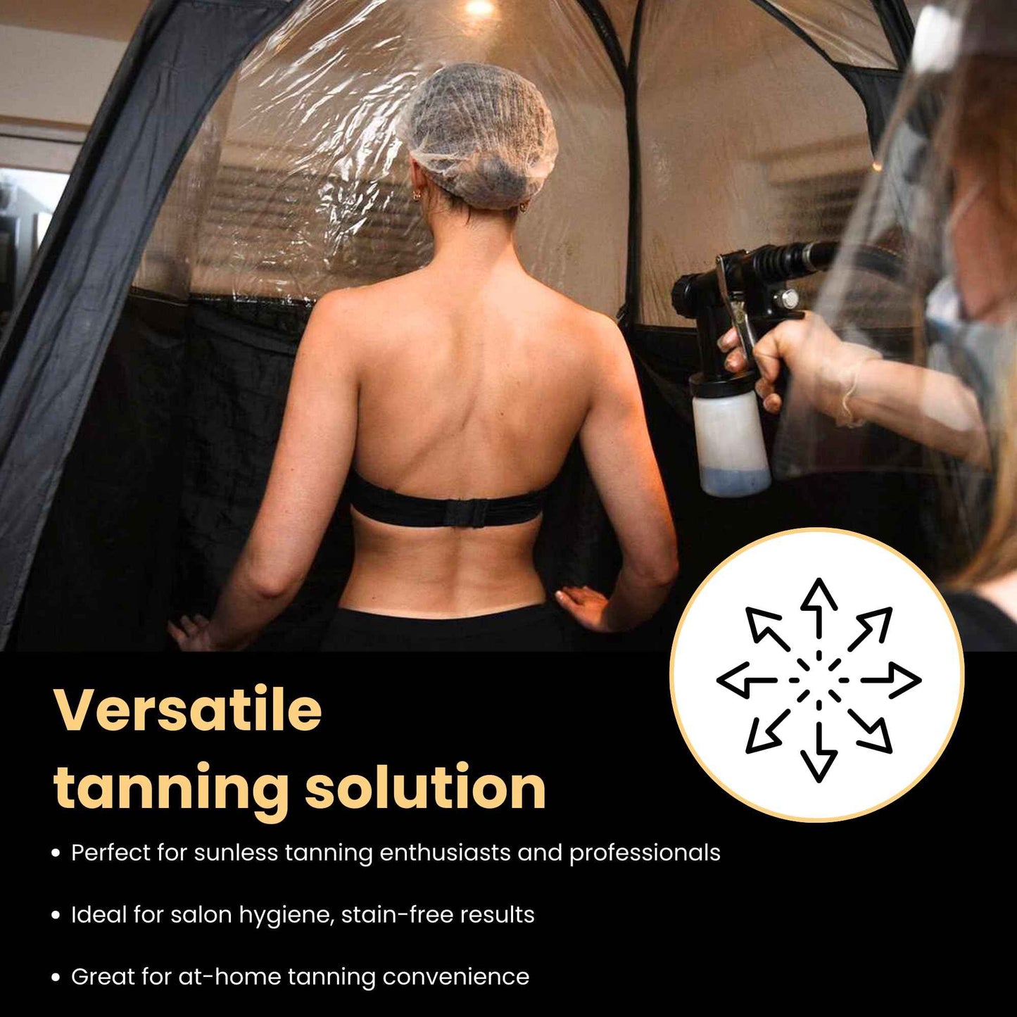 KobbTan 120Pairs Spray Tan Feet Pads Disposable & Economic for Spray tanning,Use in Tanning booth,Sunless Tanning at Home or Beauty Salon-Non Slip-Comfortable-Hygienic-Ultra Bronzing ((Blue))