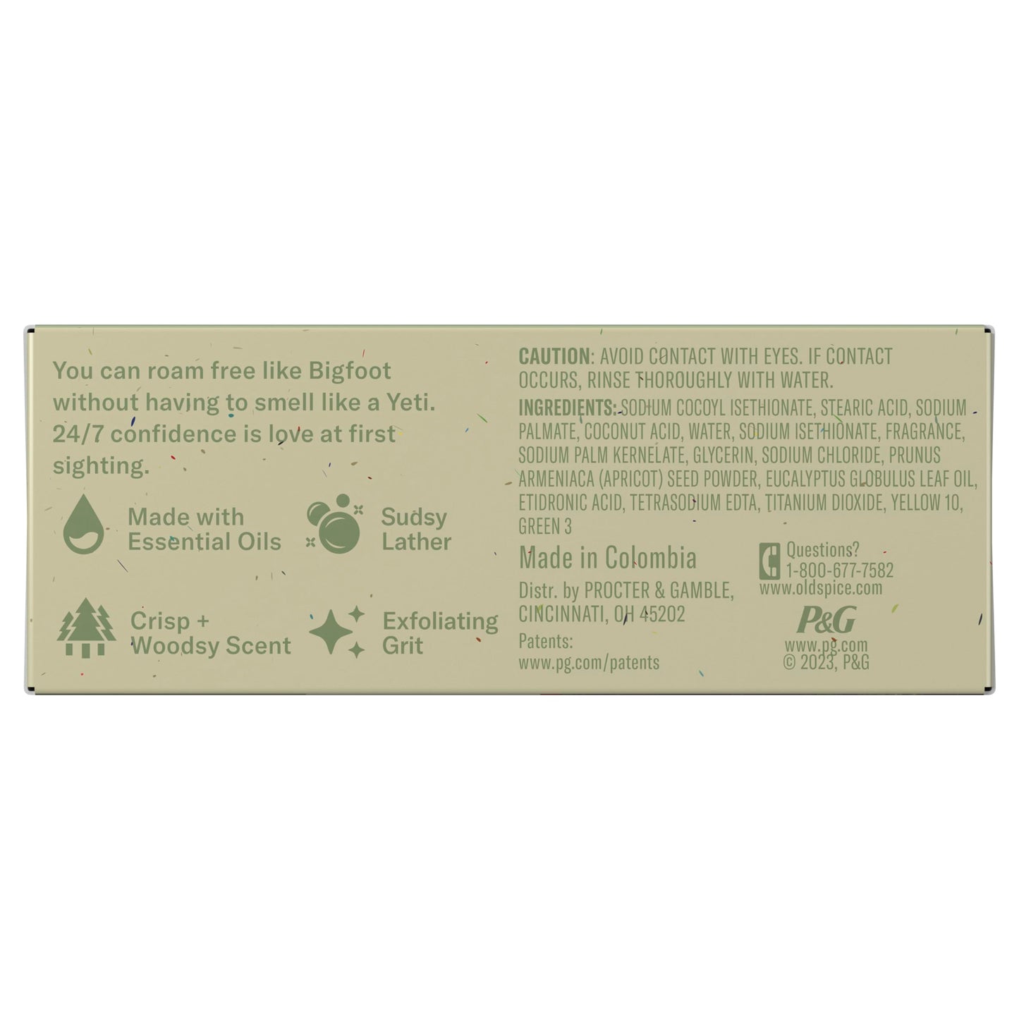 Old Spice Premium Bar Soap, Off the Grid Sandalwood + Aloe Vera Scent, With Plant Based Cleansers, 5.0 oz (Pack of 6)