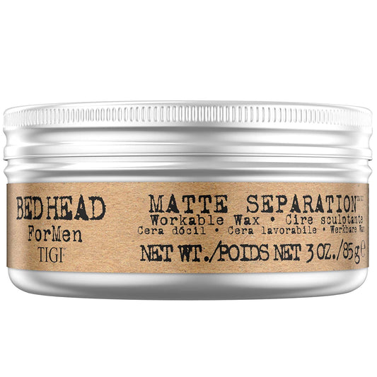 TIGI Bed Head for Men Matte Separation Workable Wax 3 oz (Pack of 4)