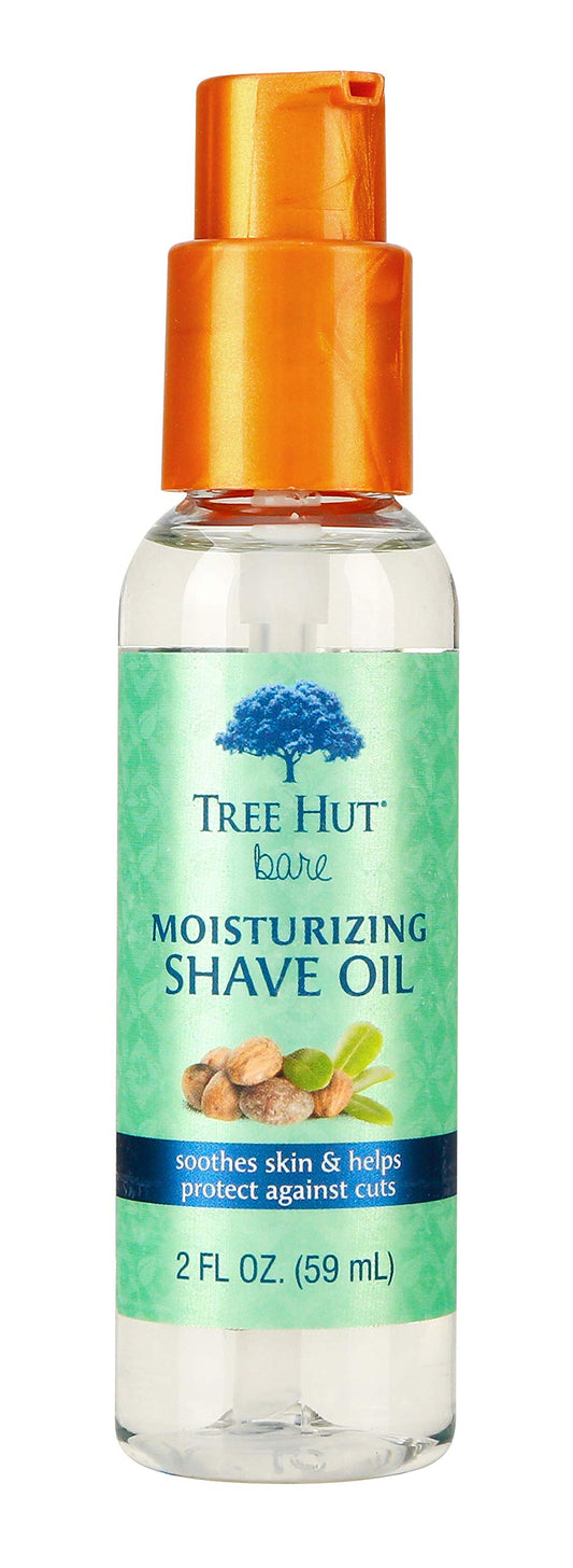 Tree Hut bare Moisturizing Shave Oil, 2oz, Essentials for Soft, Smooth, Bare Skin