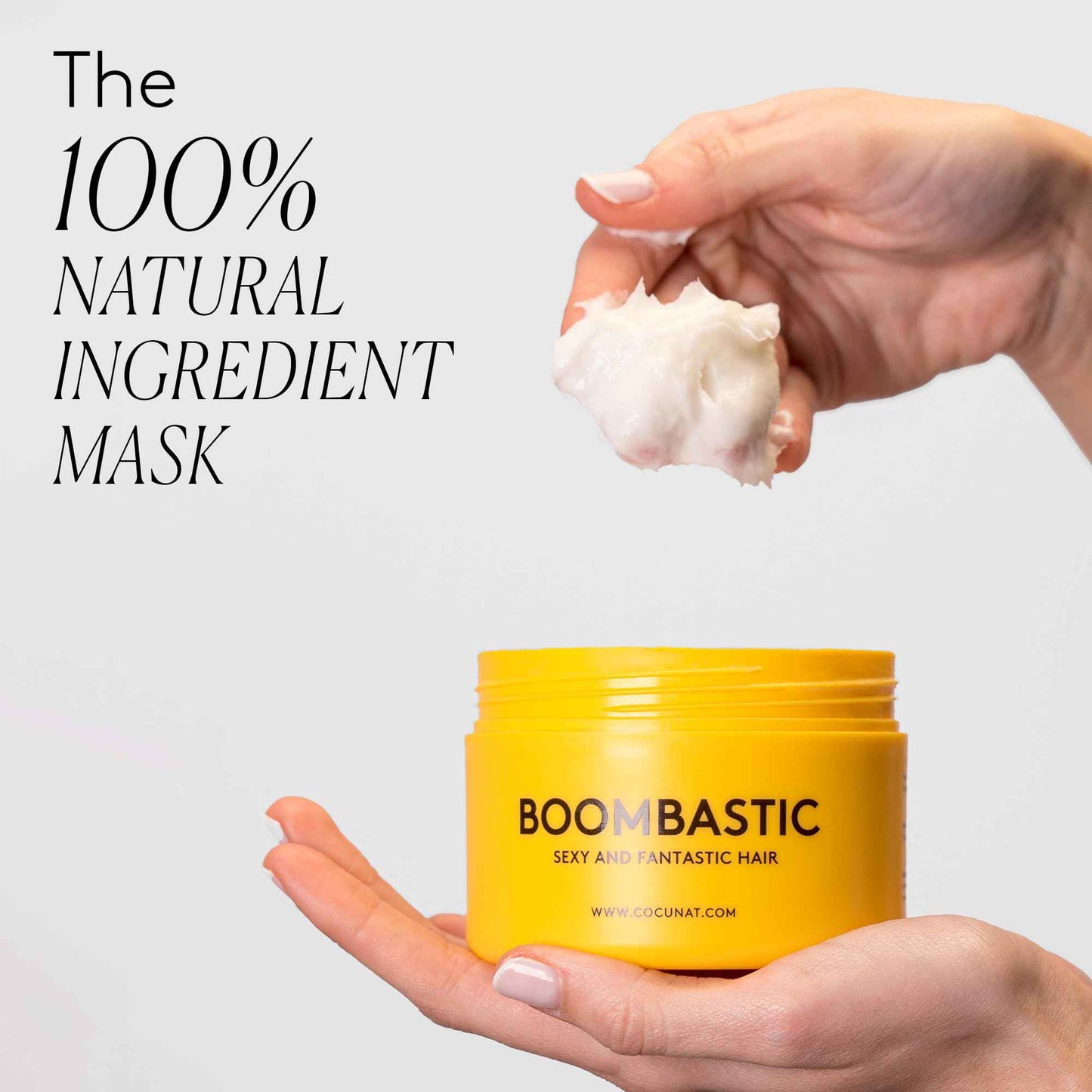 COCUNAT - Boombastic - Ultra Nourishing Hair Mask - For Dry, Damaged or Broken Hair - Suitable for the Curly Method - 200 ml