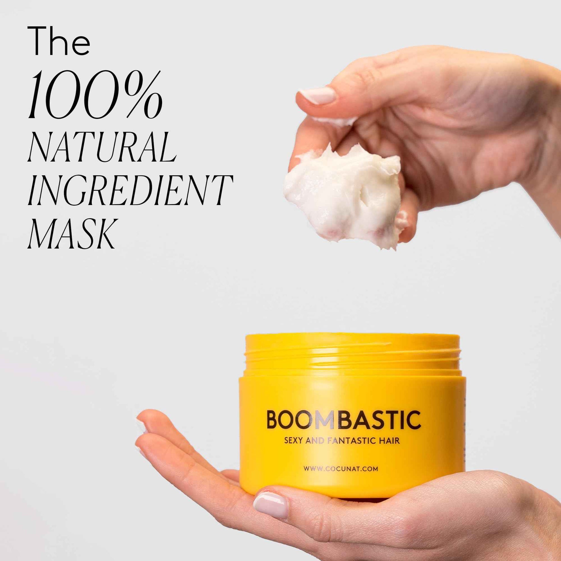 COCUNAT - Boombastic - Ultra Nourishing Hair Mask - For Dry, Damaged or Broken Hair - Suitable for the Curly Method - 200 ml