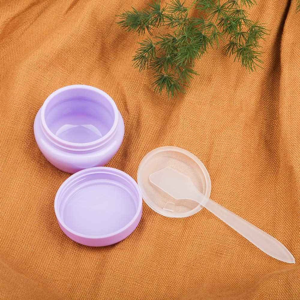 Sonku Travel Containers for Toiletries,Travel Containers Sets Plastic Cosmetic Makeup Jars 20ml /Per,Leak-proof Travel Accessories with Lid for Cosmetic Makeup Face Body Hand Cream (10 Pieces)