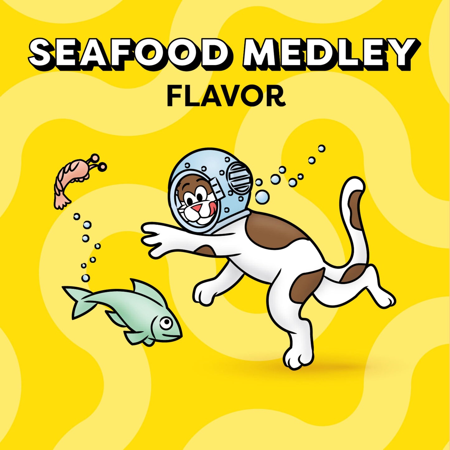 Temptations Classic Crunchy and Soft Cat Treats Seafood Medley Flavor, 6.3 oz. Pouch (Pack of 10)