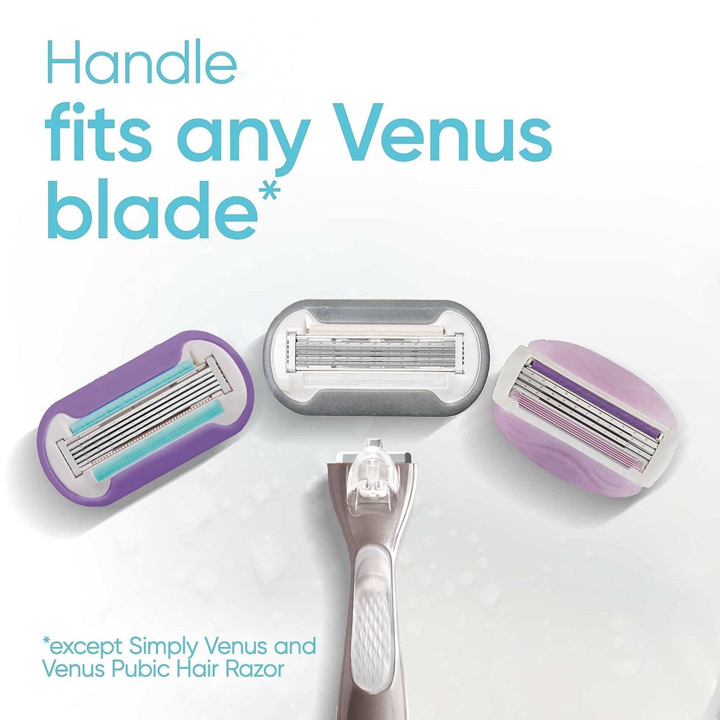 Gillette Venus Extra Smooth Charcoal Women's Razor Blade Refills, 6 Count