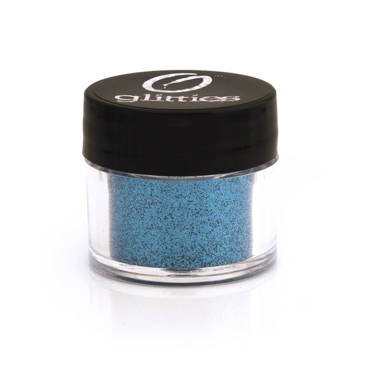 Glitties - Blue Paradise - Cosmetic Grade Extra Fine (.006") Loose Glitter Powder Safe for Skin! Perfect for Makeup, Body Tattoos, Face, Hair, Lips, Soap, Lotion, Nail Art - (10 Gram Jar)