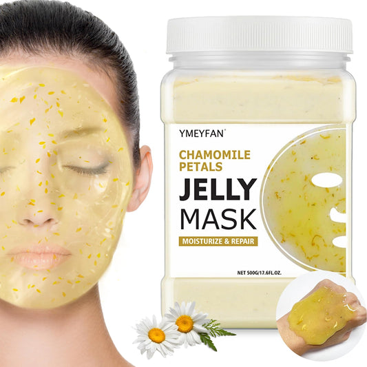 YMEYFAN Jelly Mask for Facials Professional, Chamomile Hydro Jelly Mask Powder, Morsturize & Repair Soothes Face Skin Care for Vajacial Peel Off Mask, Esthetician Supplies, Natural Ingredients Unscent