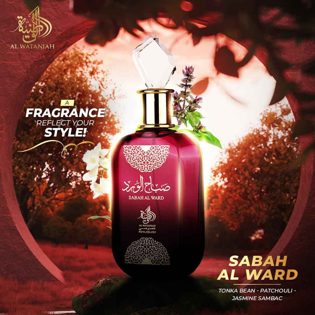Al Wataniah Perfume for Women, Sabah Al Ward
