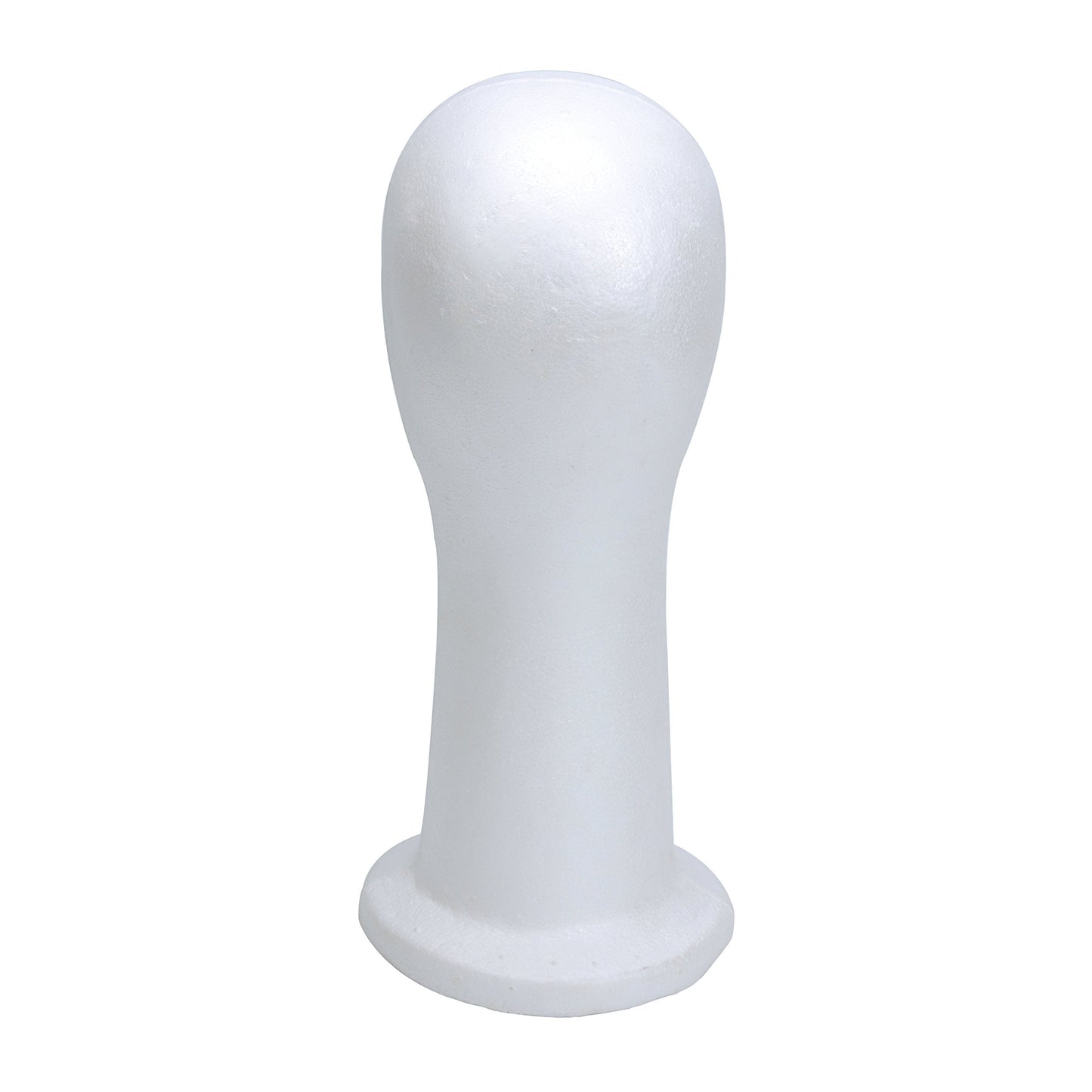 BHD BEAUTY 15" Styrofoam Foam Mannequin Manikin Display Head Wig Hat Stand White Foams Sale