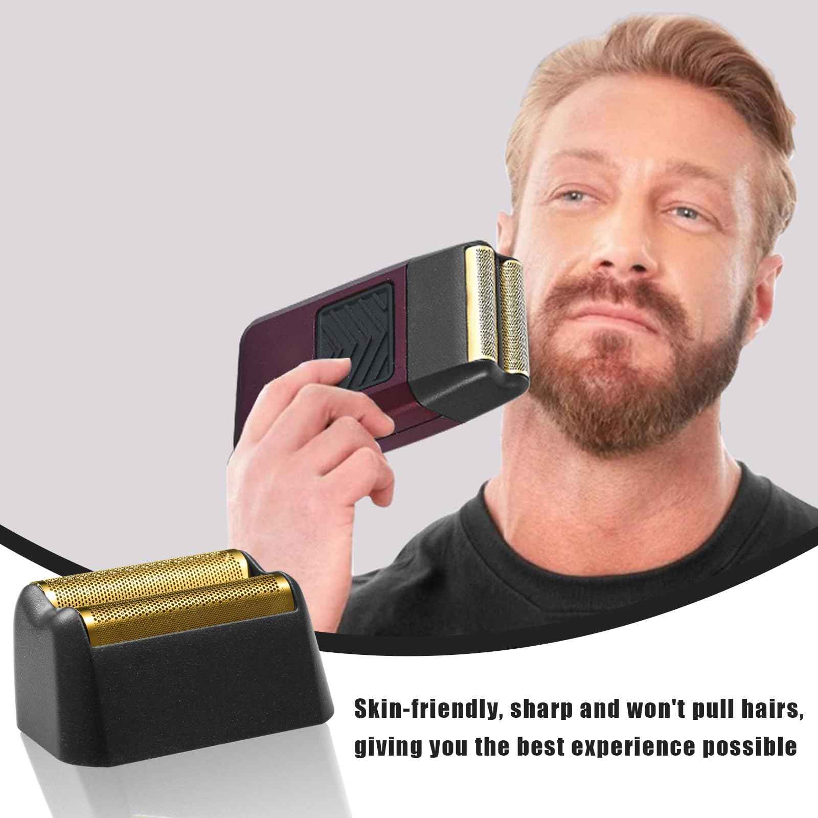 Pro 5 Star Series Finale Shaver Replacement Foil and Cutter Bar Assembly Compatible with wahl Shaver Model 7031-100/7043-100-For men's shaving- 2Pcs Black