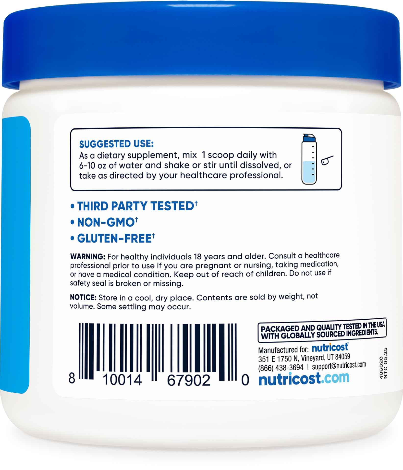 Nutricost Sodium BHB Powder (250g) Unflavored - Keto Supplement, Beta-Hydroxybutyrate Salt