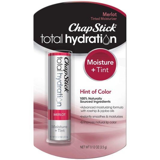 ChapStick Total Hydration Merlot 0.12 oz (Pack of 2)