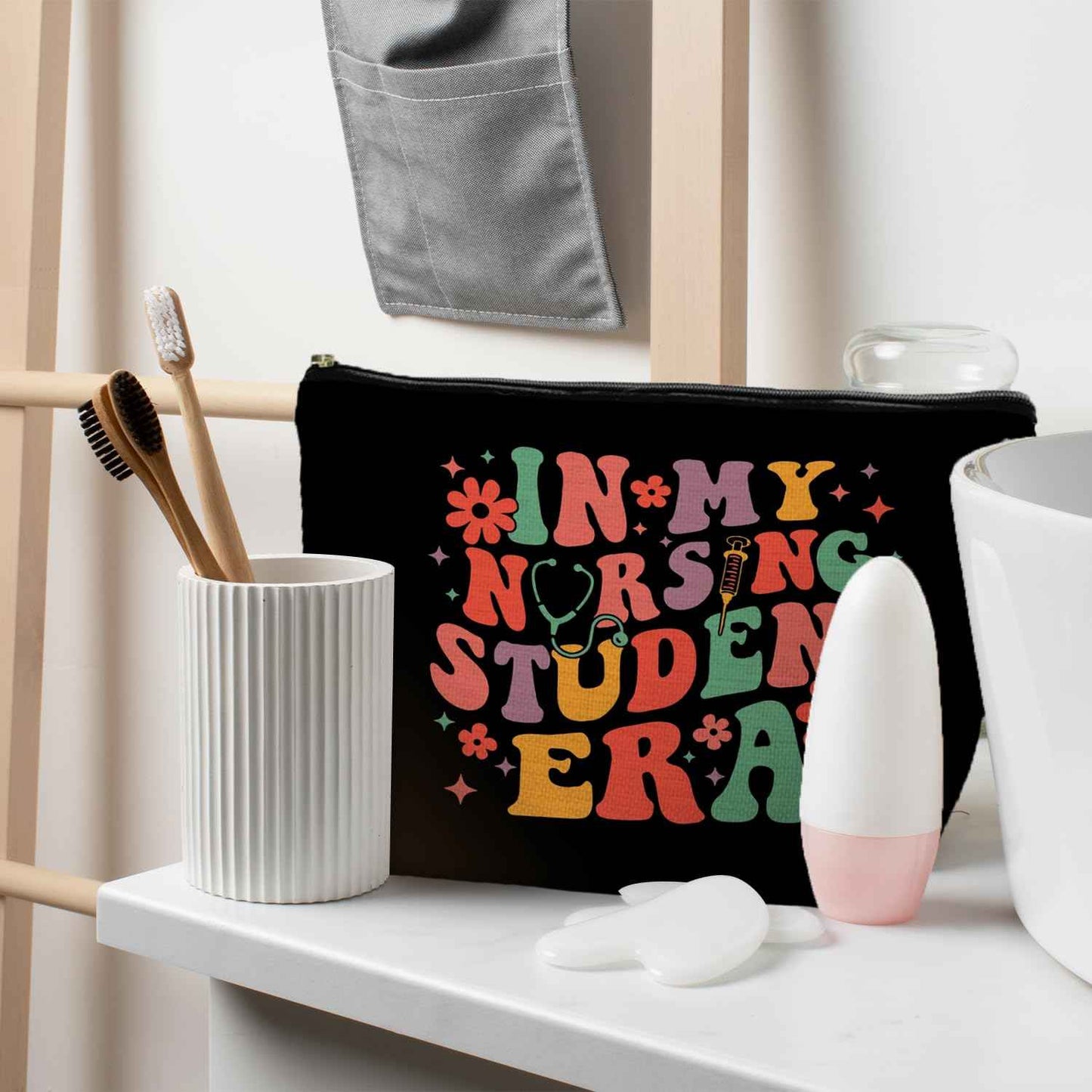 RYYCDOI Nursing School Student Gifts, In My Nursing Students Era Makeup Cosmetic Bag, Nursing School Essentials