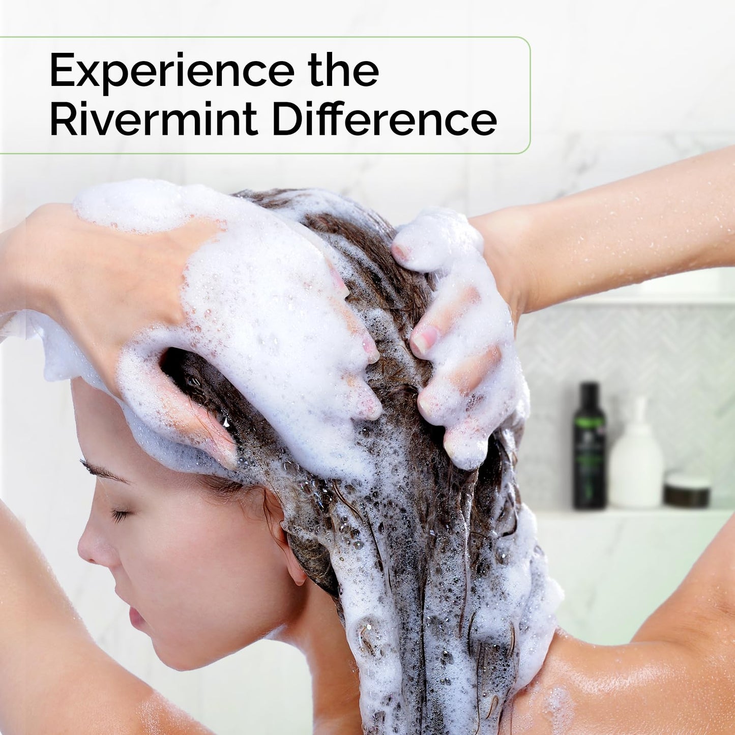 Rivermint Shampoo with Minoxidil and Biotin: Hair Growth Stimulant for Men and Women, anti hair loss - Made in the USA