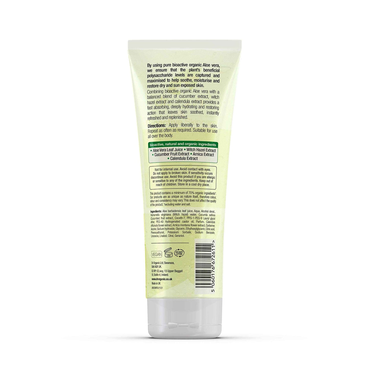Dr Organic Aloe Vera Cucumber Gel 200ml