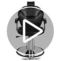 Artist Hand Professional Barber Chair - Hydraulic Reclining Salon Chair