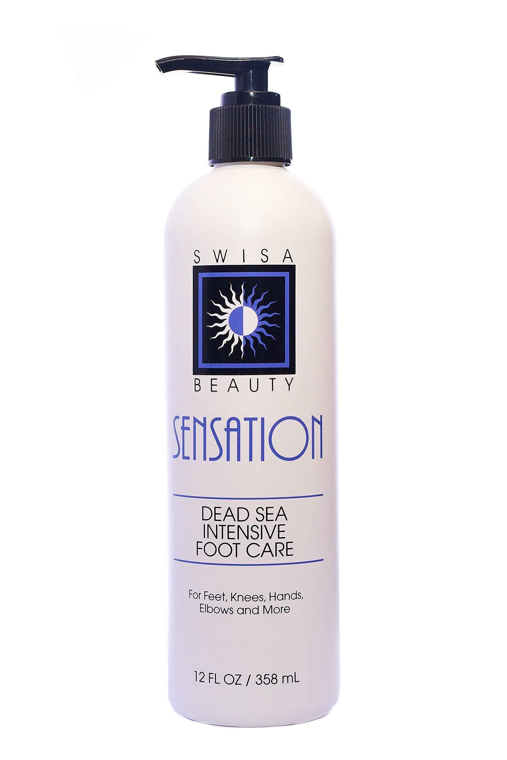 Swisa Beauty Dead Sea Intensive Foot Care Lotion: Contains Aloe Vera As The Base and Eucalyptus Oil For Deep Penetration.
