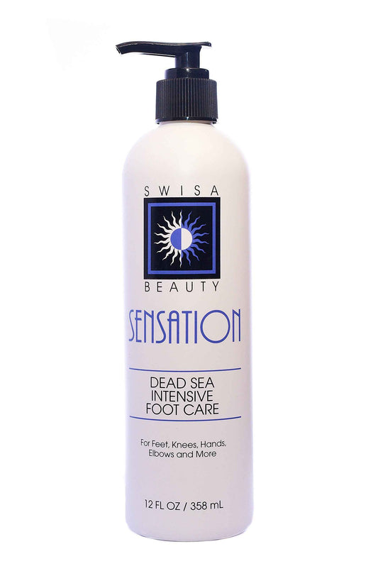 Swisa Beauty Dead Sea Intensive Foot Care Lotion: Contains Aloe Vera As The Base and Eucalyptus Oil For Deep Penetration.