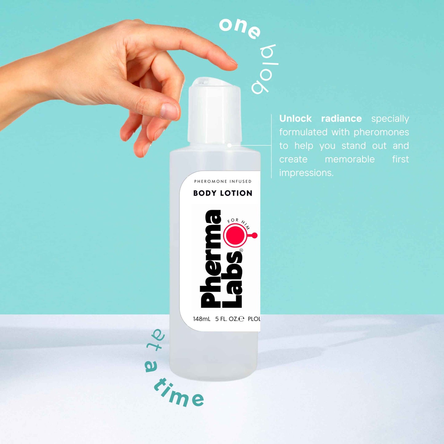 PHERMALABS Pheromone Body Lotion for Men, 5 Fl Oz (5 Fl Oz, Original Scent)