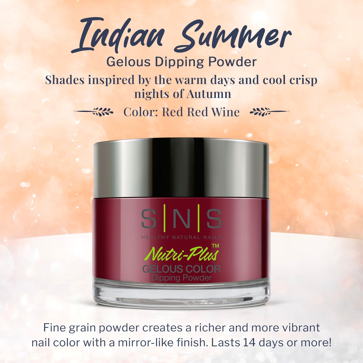 SNS Nails Dipping Powder Gelous Color - Indian Summer Collection - IS10-1oz