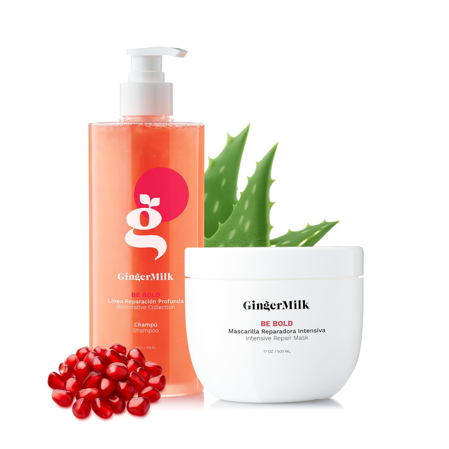 Hair Repair Bundle - Shampoo and hair mask Revitalizing Shampoo and Intensive Hair Repair Mask for Damaged Hair - Restores, Strengthens, and Nourishes Your Tresses for Vibrant Shine and Silkiness