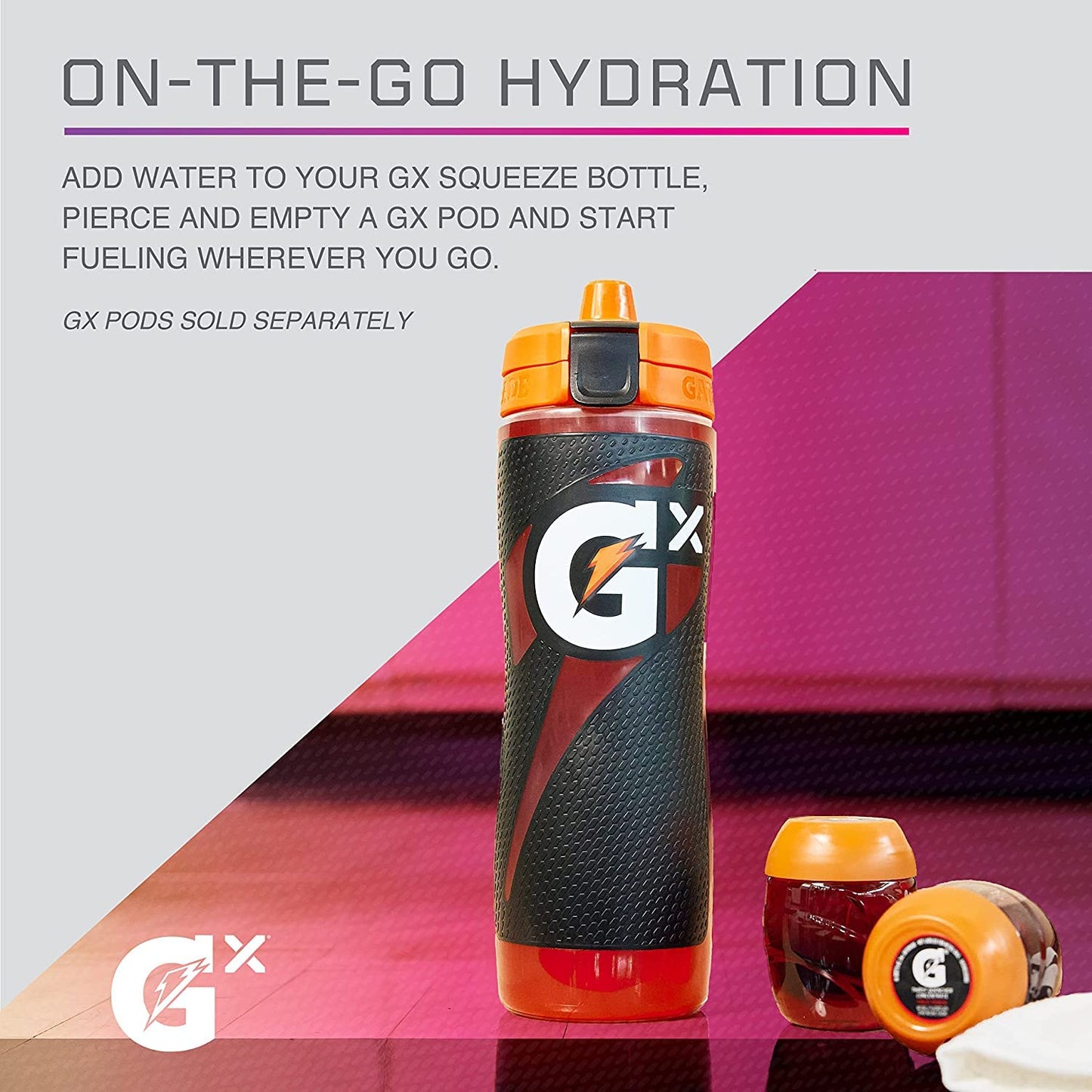 Gatorade Gx, Marble Black, 30 Oz