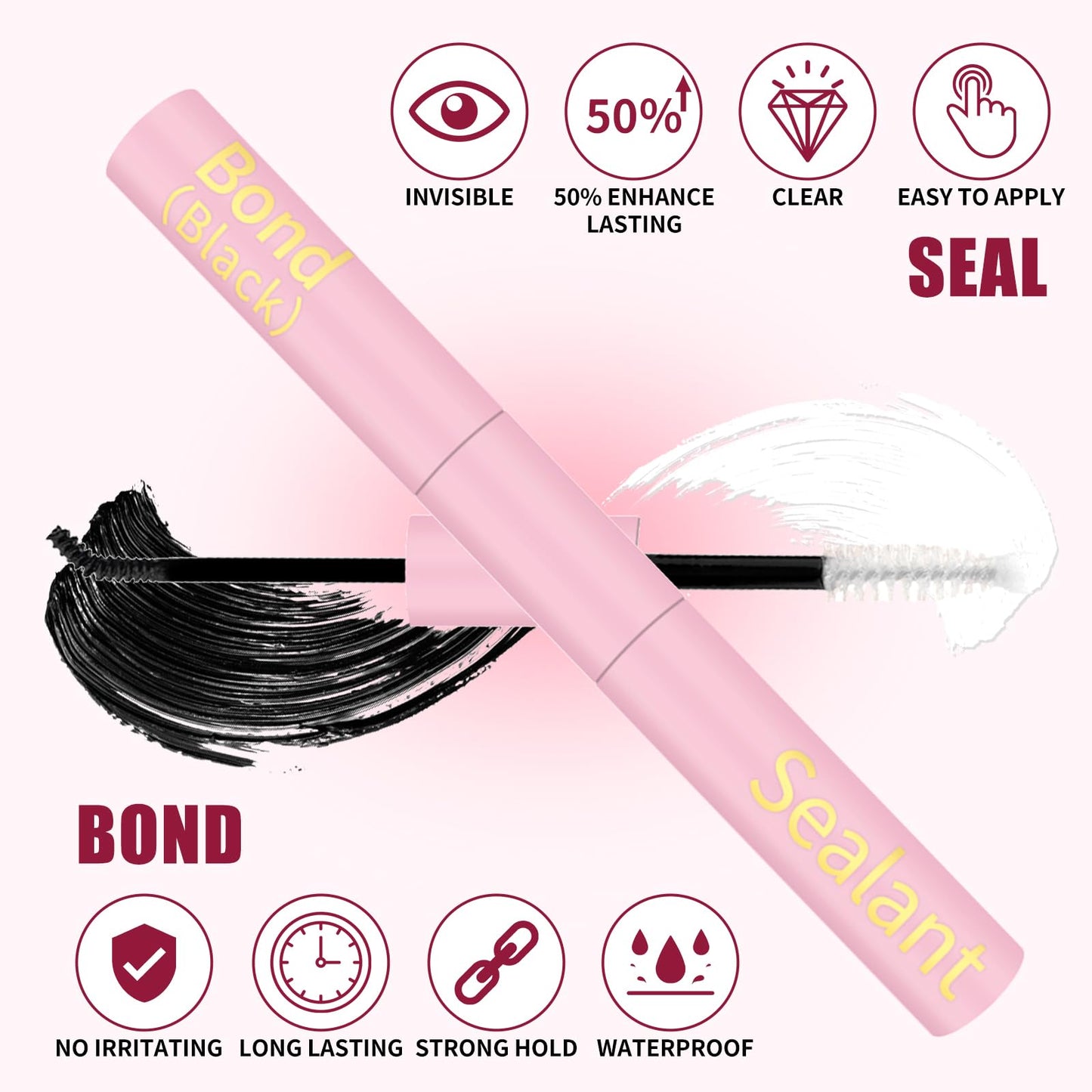 ABONNIE DIY Lash Extension Kit,Cluster lash Extensions Kit, 10-16mm Mix Wispy Lash Clusters,30D+40D D Curl Lash Cluster Kit with Bond and Seal and Tweezer, Fluffty Lash at Home Lash Extension Kit