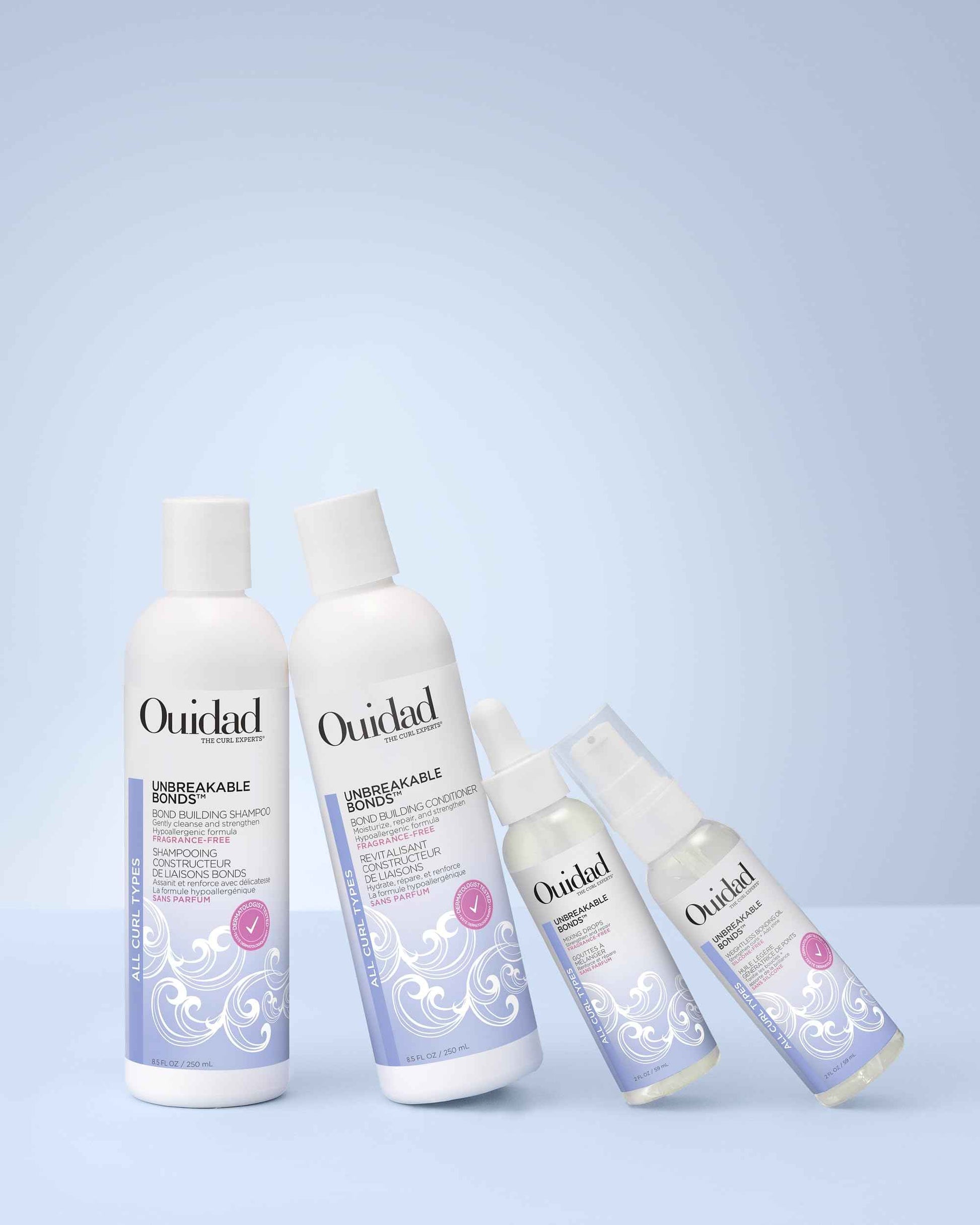 Ouidad Unbreakable Bonds Weightless Bonding Oil, 2 fl oz, Hydrating & Strengthening Oil for Curly Hair, Infused with Squalane & Vitamin C, Sulfate, Paraben & Cruelty-Free Curly Hair Products
