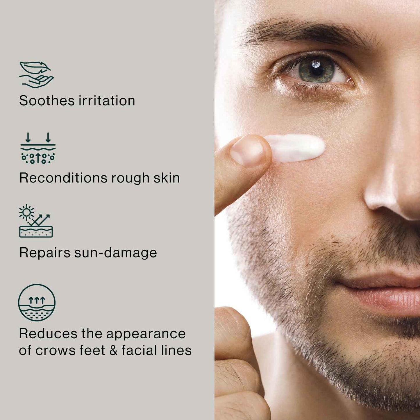 eb5 Men’s All-in-one Anti-Aging Face Cream | Formulated with Retinol, Vitamins E, B5, and A to Moisturize, Reduce Lines and Soothe Razor Burn - 1.7 Fl Oz