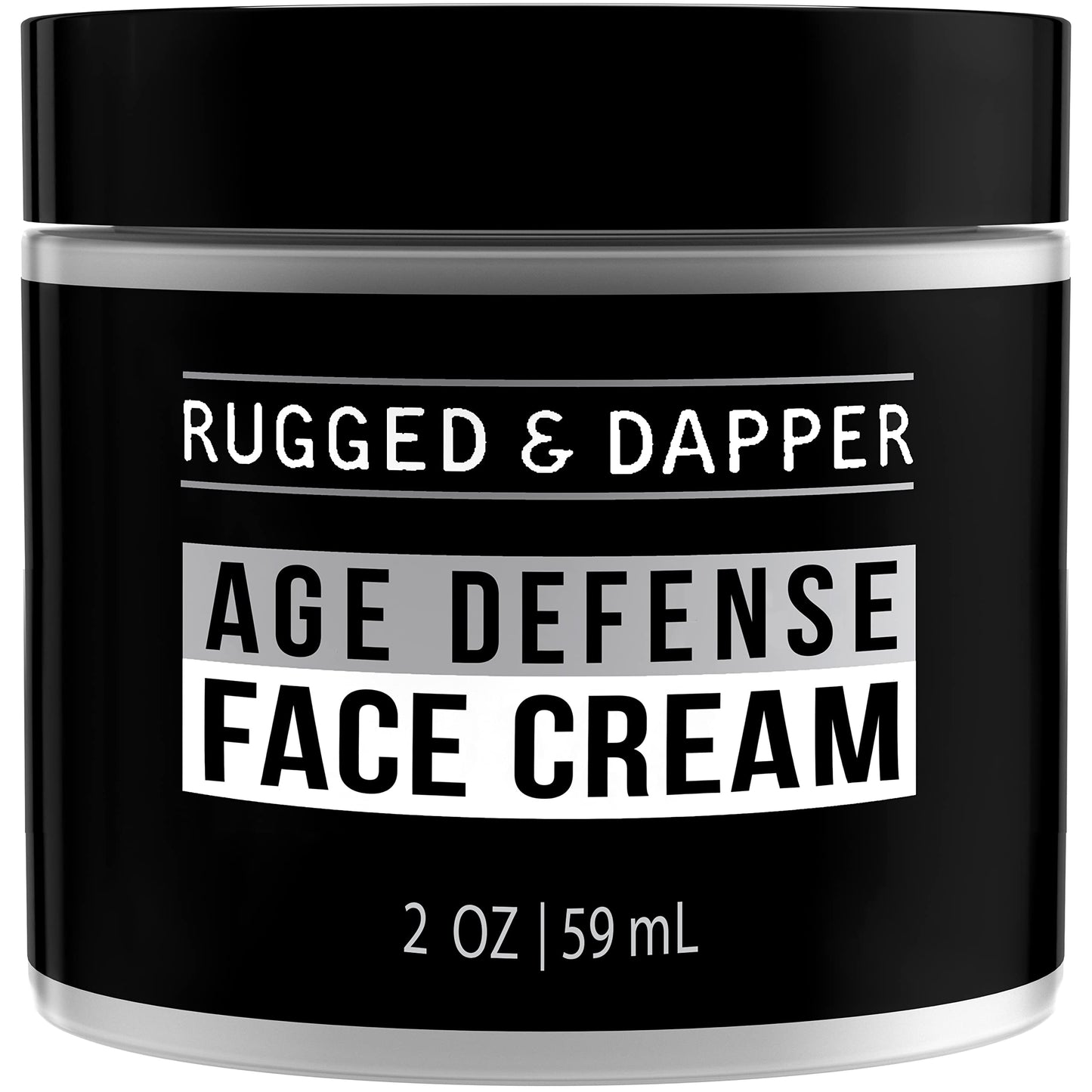 RUGGED & DAPPER Mens Anti Aging Face Cream, Mens Face Cream, Mens Face Lotion, Anti Aging Cream for Men, Mens Wrinkle Cream Face, Anti Aging Face Moisturizer for Men, Mens Face Moisturizer, 2 oz