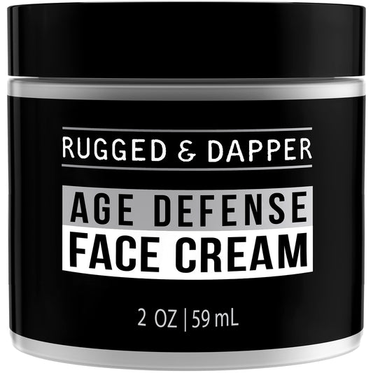 RUGGED & DAPPER Mens Anti Aging Face Cream, Mens Face Cream, Mens Face Lotion, Anti Aging Cream for Men, Mens Wrinkle Cream Face, Anti Aging Face Moisturizer for Men, Mens Face Moisturizer, 2 oz