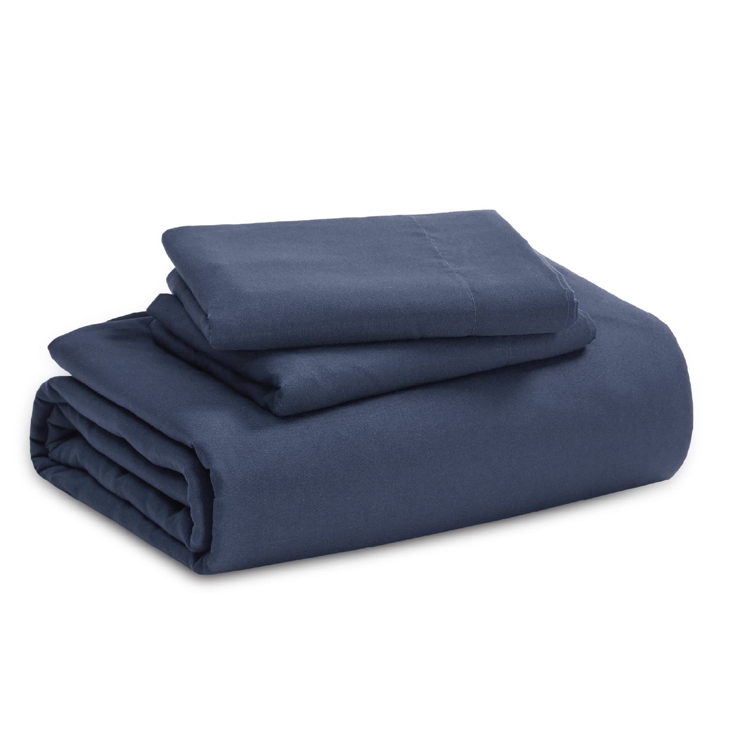 Bedsure Navy Twin Duvet Cover Set - Soft Prewashed Duvet Cover Twin Size, 2 Pieces, 1 Duvet Cover 68x90 Inches with Zipper Closure and 1 Pillow Sham, Comforter Not Included