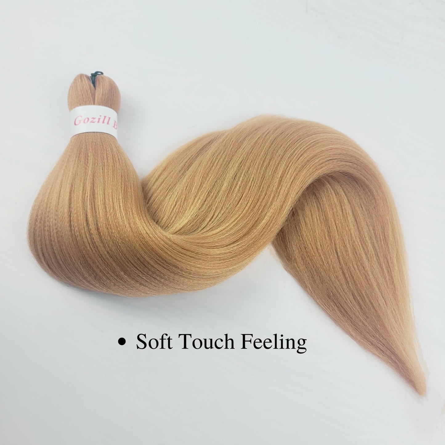 Gozill Honey Blonde Braiding Hair Pre Stretched Kanekalon Prestretched Braiding Hair Ez Braid Hypoallergenic Colored Braiding Hair Extensions Knotless