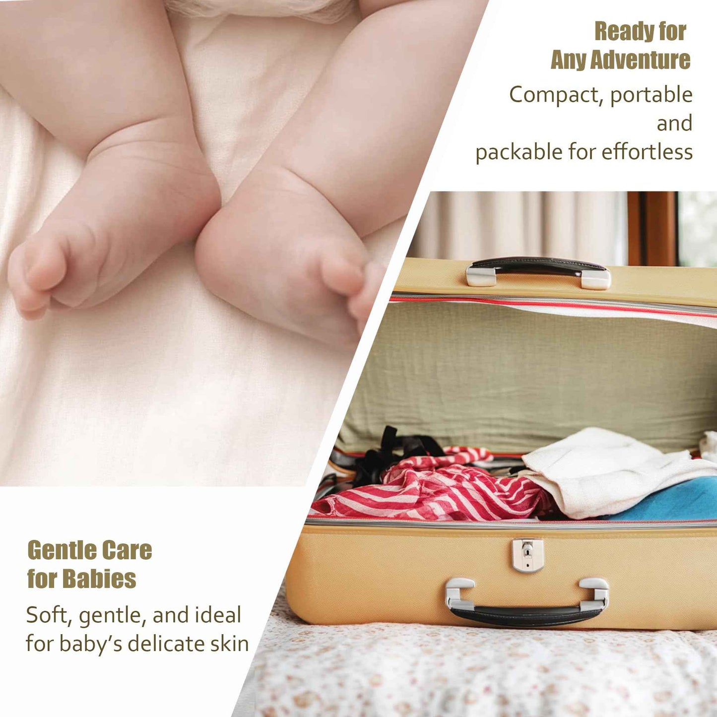 Ourmed Life Face Towels, Disposable Biodegradable Facial Towels for Sensitive Skin, Lint- free Facial Wipes for Washing Face, Skincare and Makeup Remover, Dry Wipes, 10"×7.9" Extra Large, 180 Count