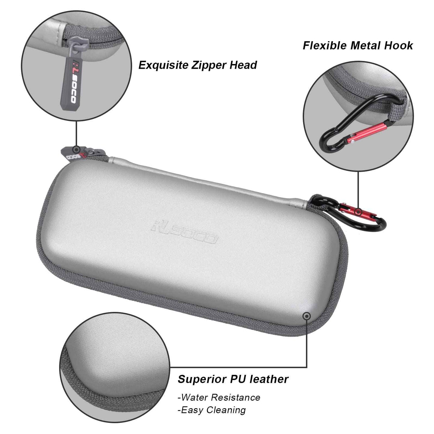 RLSOCO Case for Merkur Futur 23C/33C/34C/37C/38C Razor & works with Schick Razor (Case Only)